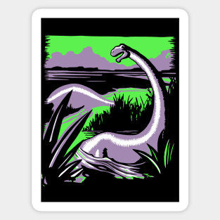 Dreadnoughtus Pop art Sticker